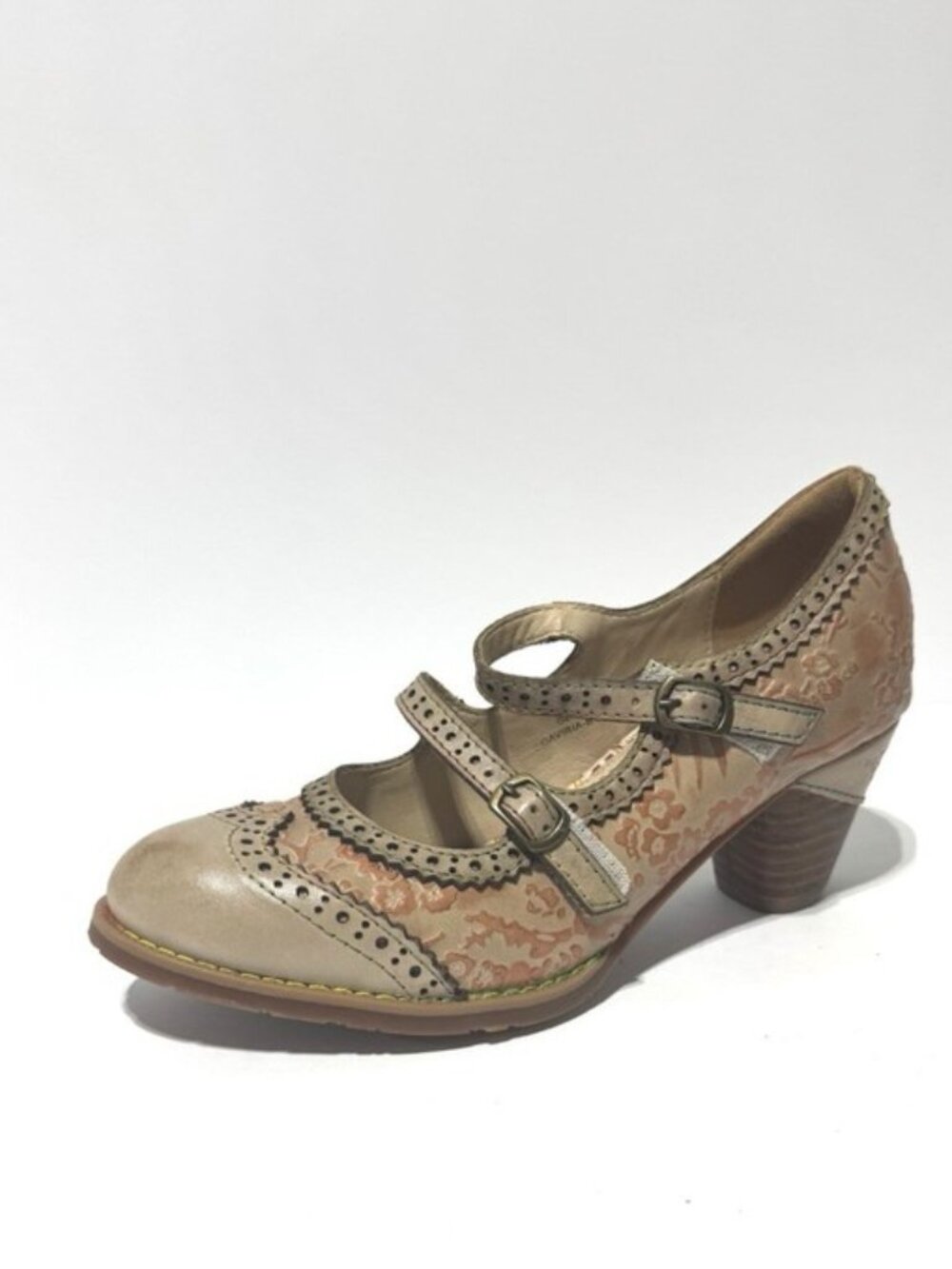 Spring Step Womens Gaviria Mary Jane Heels Size EU37 M US6.5-7